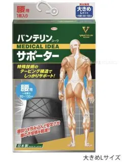 バンテリン 腰用サポーター 大きめ Lサイズ