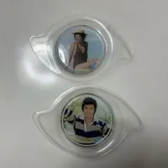 山口百恵・三浦友和　アイスクリームプレート　昭和レトロ　グリコノベルティ品のサムネイル