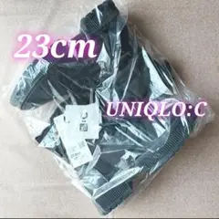 【新品未開封】ユニクロC　パデッドレースアップブーツ　ブラック　23cm