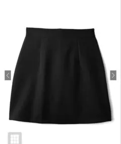 GRL インパン裏地付き台形ミニスカート　at1753