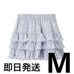 snidel ラッフルティアードスカショーパン