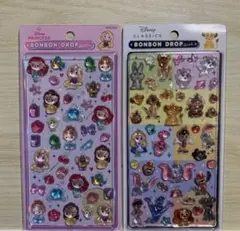 ディズニー ボンボンドロップシール クラシック プリンセス