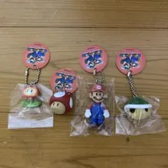 スーパーマリオ マスコットフィギュア　4個セット