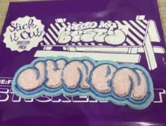 BE:FIRST モコモコ刺繍ステッカー ジュノン