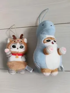 mofusand トナカイと恐竜 マスコット ぬいぐるみ