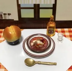 リーメント♡ヨーロッパグルメツアー⑨ロシア きのこのツボ焼きとボルシチミニチュア