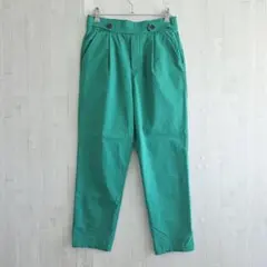 grove テーパードパンツ M ターコイズ ストレッチのサムネイル