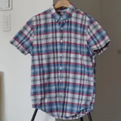 Abercrombie & Fitch チェック　半袖シャツ Sサイズ