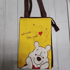 ぷーさん　保冷縦長バッグ