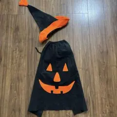 子ども用　かぼちゃマント