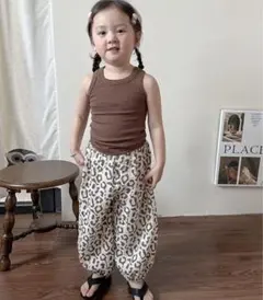 aoechild 韓国子供服　レオパード　サルエルパンツのサムネイル