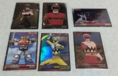 25周年スーパー戦隊シリーズ カード 6枚セット ギンガマン・メガレンジャー
