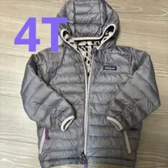 パタゴニア　ベビー・リバーシブル・ダウン・セーター・フーディ 4T