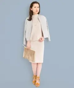 SENSE OF PLACE ミラノリブタイトスカート