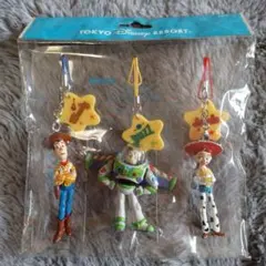 トイストーリー キーホルダー　ディズニーストア　ストラップ　ディズニーランド