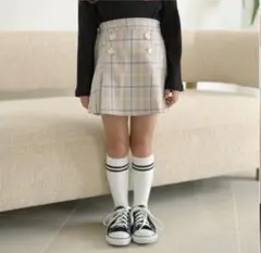 リセマイン　タックプリーツスカパン　130完売品