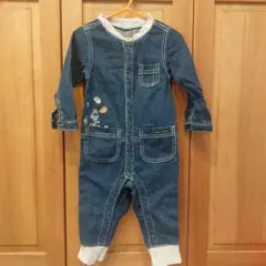 babybreeze デニムロンパース 90cm