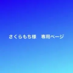 さくらもち様　専用ページです
