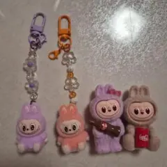 ラブブ チャーム ハンドメイド キーホルダー まとめ売り