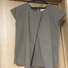モスグリーン 7号 半袖 トップス ANCHORWOMAN 洋服の青山のサムネイル