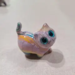 関西万博☆スーダン マーブルキャット① コモンズ パープルオレンジ 匿名配送