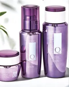 DHC メディケイテッド Q ローション・ミルク・クリーム セット DHC メディケイテッド Q ローション 2本 薬用Qフェースミルク1本