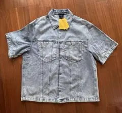 H &M 半袖デニムジャケット L