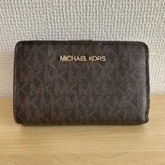MICHAEL KORS 二つ折り財布 ダークブラウン