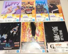 一番くじ クリアファイル 7点まとめ売り（ワンピース・ハンターハンター・エヴァ）