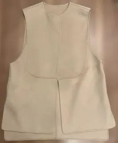 machatt ノーカラーベスト MACHATT】ノーカラーオーバーベスト