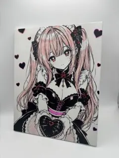 た*か様 手描きイラスト 原画 ファンアート キュアアルカナ・シャドウ