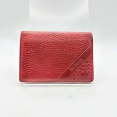 ◇バーバリー　名刺入れ　カードケース　財布　ノバチェック　レッドのサムネイル