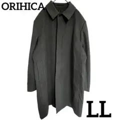 ORIHICA メンズ コート ブラウン ロング丈 LL