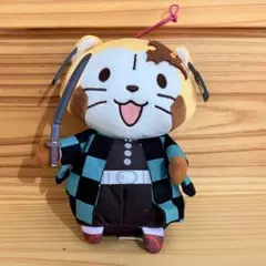 鬼滅の刃 ラスカル 竈門炭治郎 ぬいぐるみ マスコット