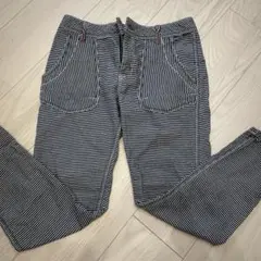 in the groove ストライプデニムパンツ