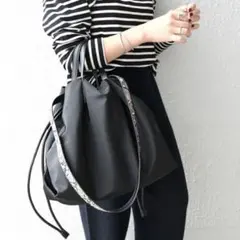 SHIPS any マルチ 2WAY トートバッグ ブラック