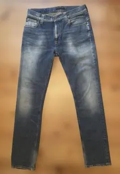 フィリップ プレイン デニムパンツ ジーンズ ストレート ドクロ 裏和柄 