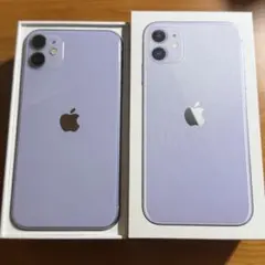 iPhone 11 パープル 128GB Face ID不良