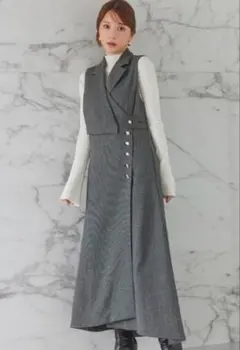 ラップテーラードジャンパースカート