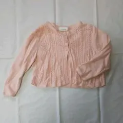 【used】ピンクボレロニットカーディガン／ザラベビー ベビーギャップ べべ好き