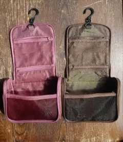 【無印良品】 吊るして使える洗面用具ケース／トラベルポーチ
