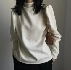 2WAY PUFF SLEEVE BOUCLE TOP アメリのサムネイル