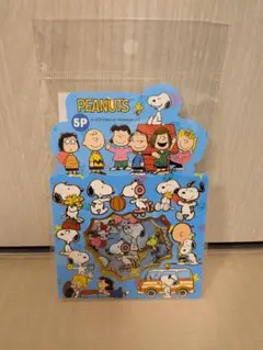 PEANUTS スヌーピー シール 5P