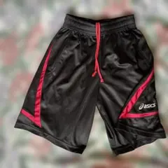 asics バスケットボールパンツ ブラック レッド　S sizeのサムネイル