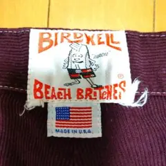 BIRDWELL SHORTS バードウェル コーデュロイショーツ バーガンディのサムネイル