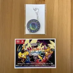 ポケモンレジェンズZA メガストーンキーホルダー　M次元ラッシュポストカード