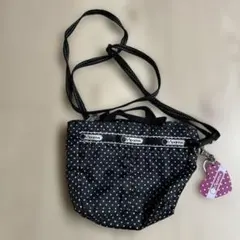LeSportsac ドット柄 ミニショルダーバッグ