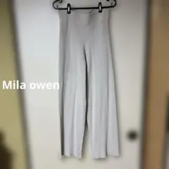 Mila Owen ベージュ ワイドパンツ サイズ0