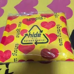 hide ミュージアム プレート付きハート型押しポーチ ピンク - メルカリ