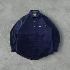 00s Carhartt ワークシャツジャケット ダック生地 裏地チェック柄